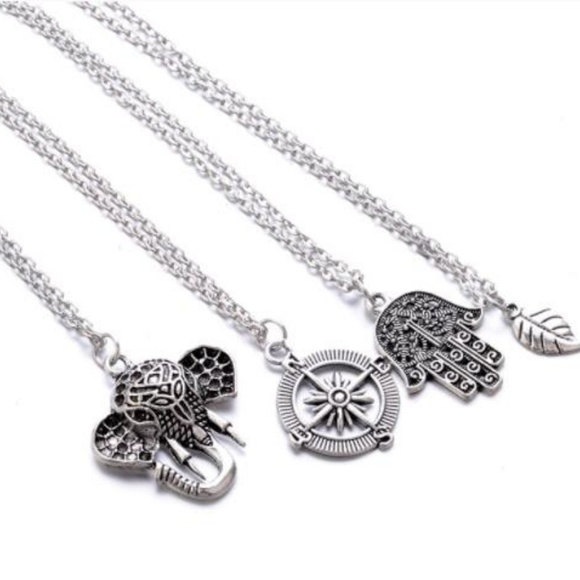 NEW boho multi layer charm necklace - Picture 3 of 4